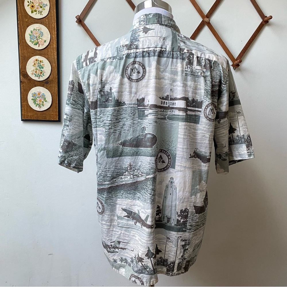 Vintage Reyn Spooner Pearl Harbor Hawaiian Shirt - Picture 6 of 15